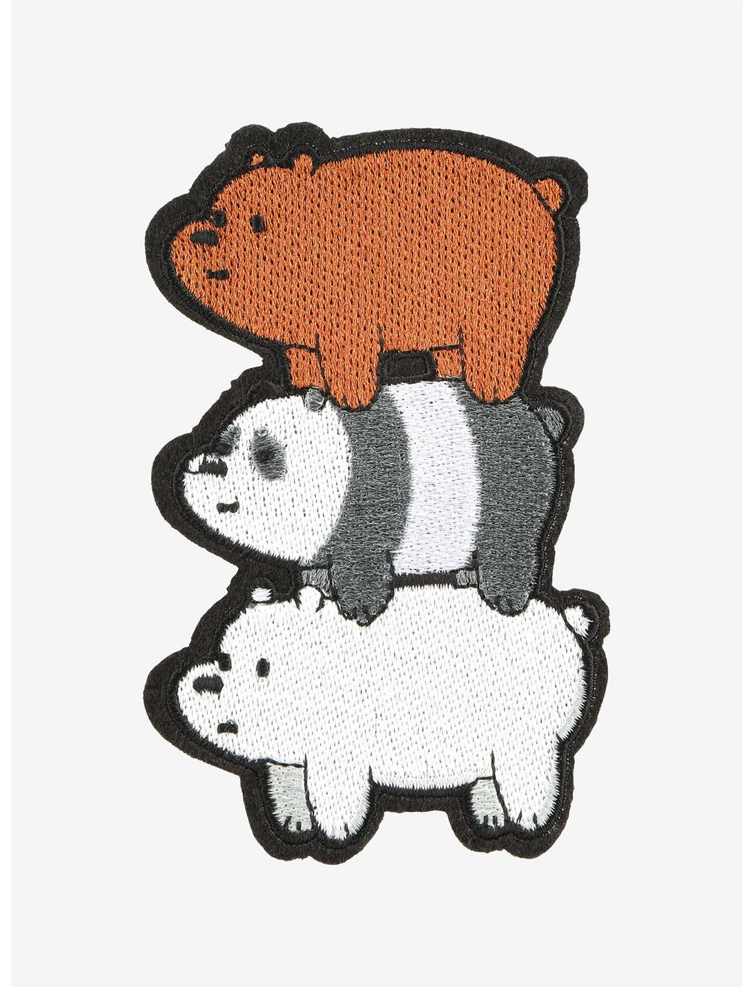 We Bare Bears Bear Stack Patch, , hi-res