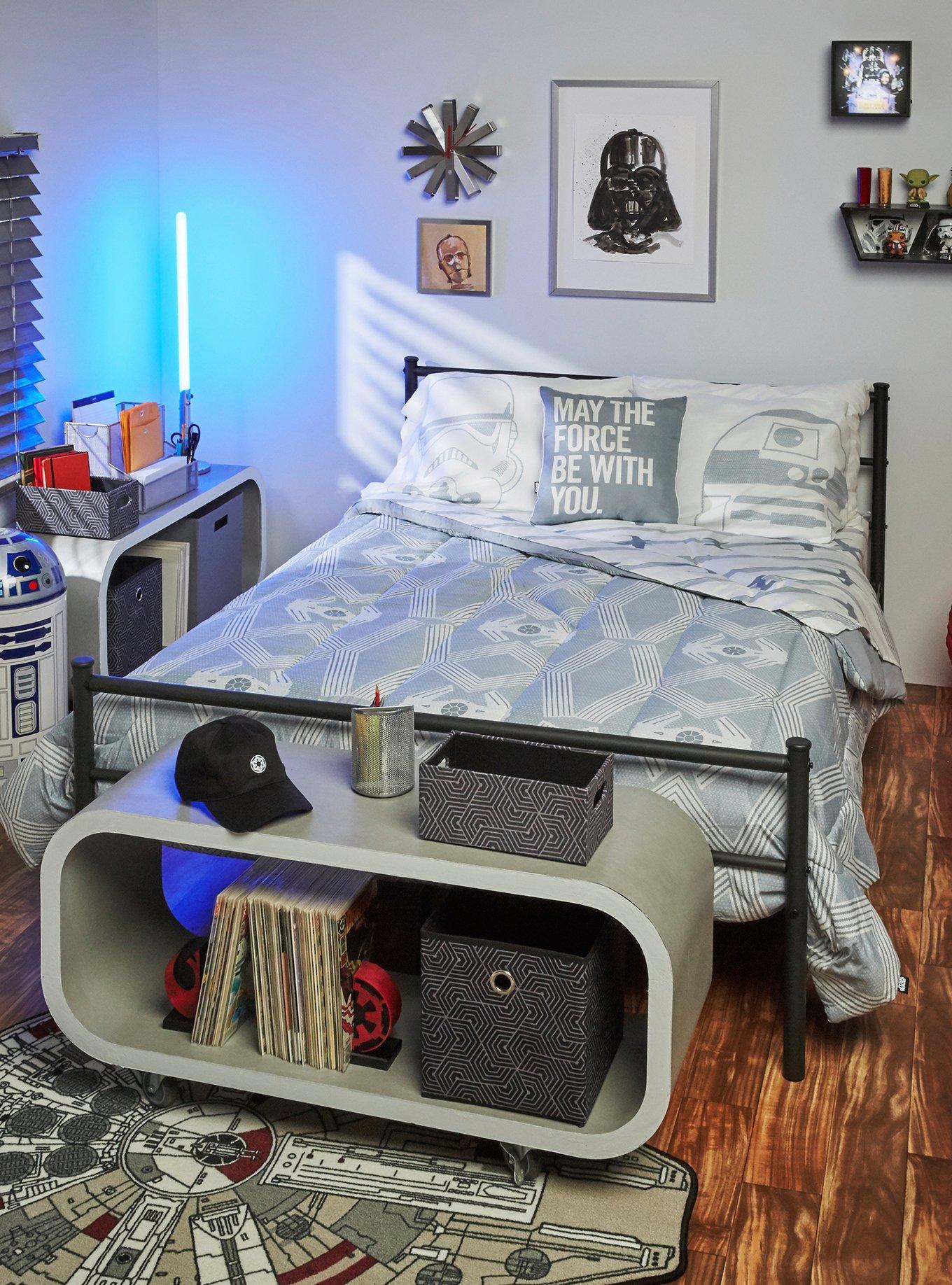 Star Wars TIE Fighter Geometric Full Comforter, , hi-res
