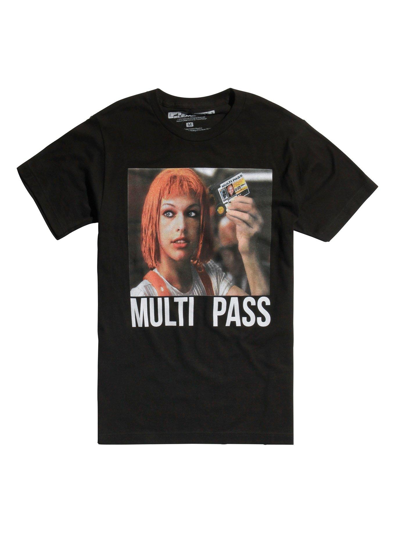 The Fifth Element Multi Pass T-Shirt, BLACK, hi-res