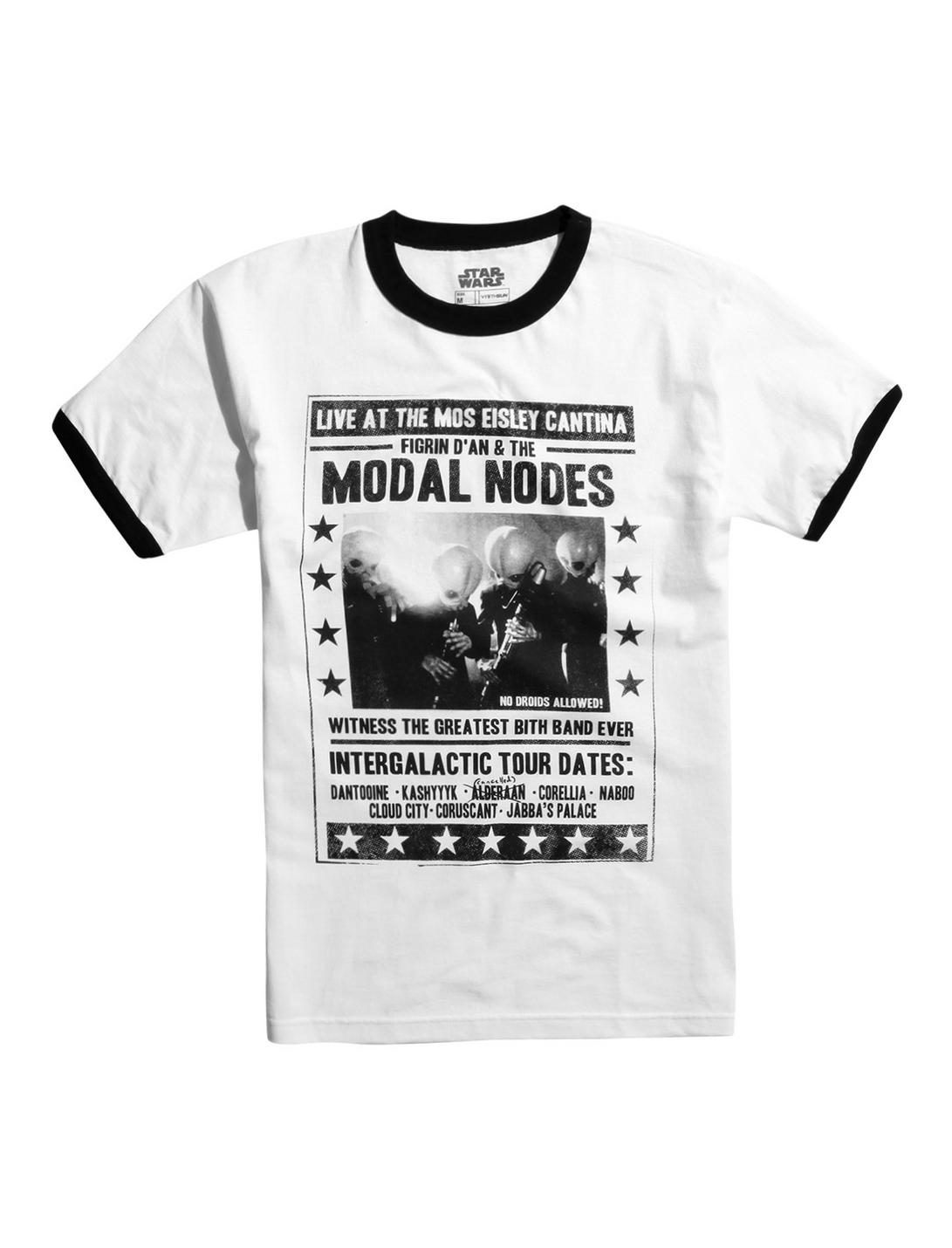 Star Wars Modal Nodes Ringer T-Shirt, WHITE, hi-res