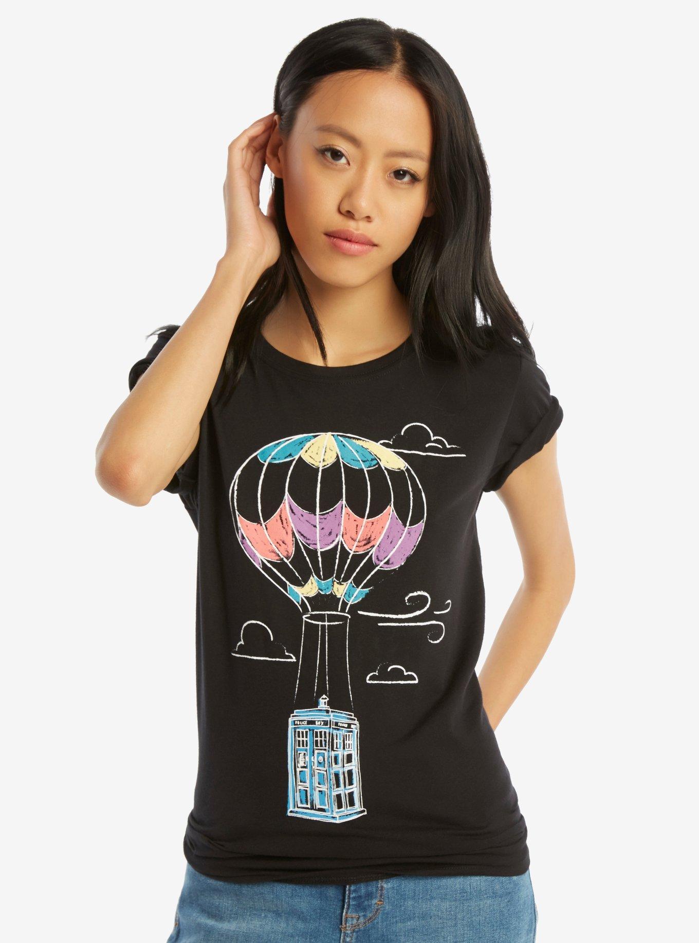 Doctor Who Come Fly With Me T-Shirt, BLACK, hi-res