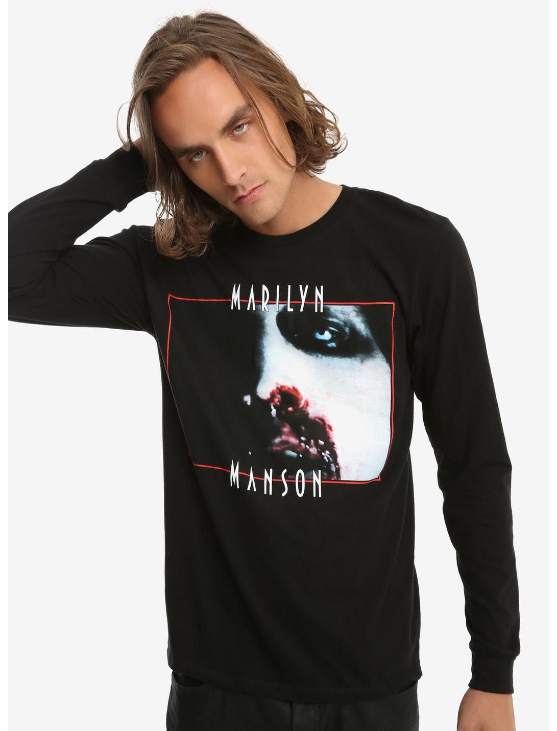 Marilyn Manson (s)AINT Long-Sleeve T-Shirt, BLACK, hi-res