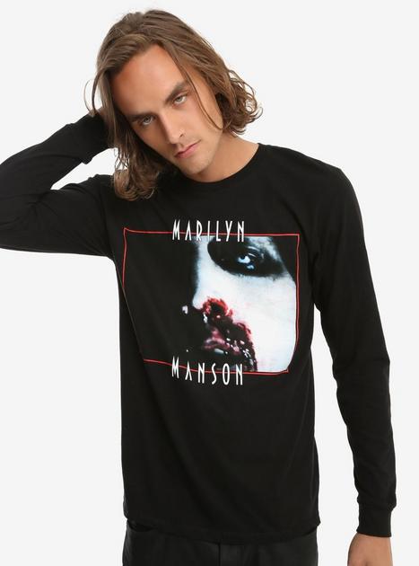 Marilyn Manson (s)AINT Long-Sleeve T-Shirt | Hot Topic