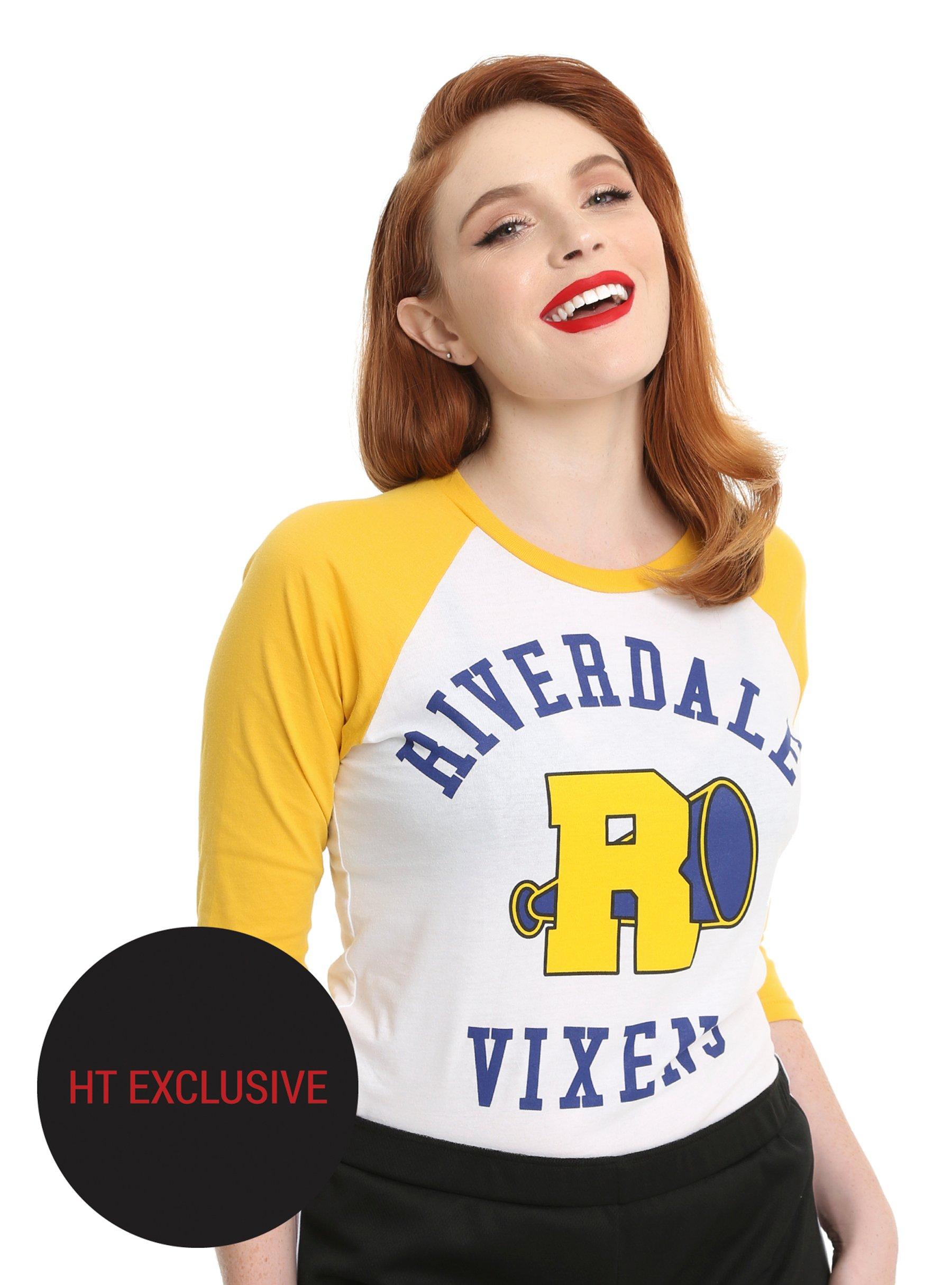 Riverdale Vixens Girls Raglan Hot Topic Exclusive, WHITE, hi-res