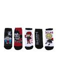 Death Note No-Show Socks 5 Pair, , hi-res