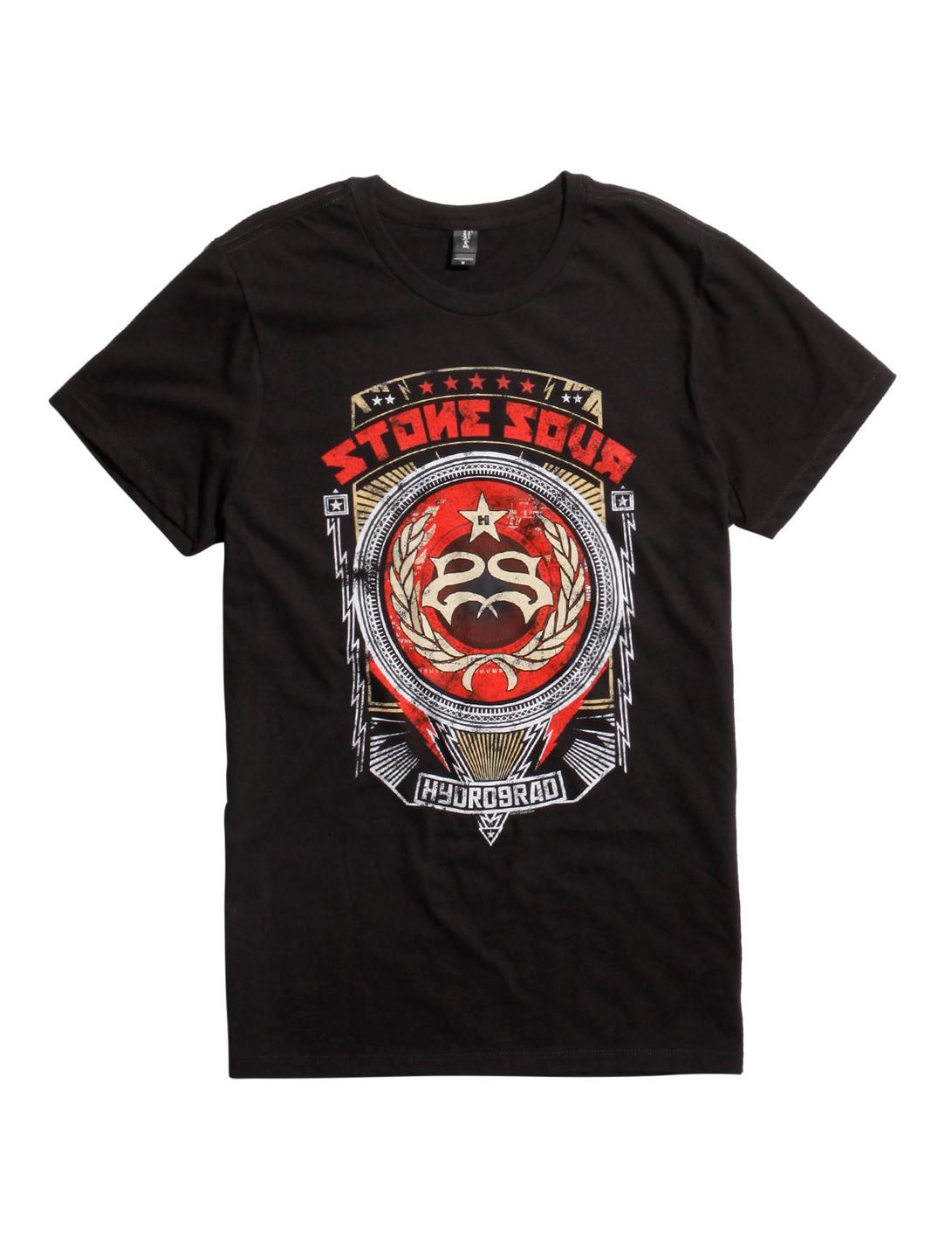 Stone Sour Hydrograd Crest T-Shirt, BLACK, hi-res