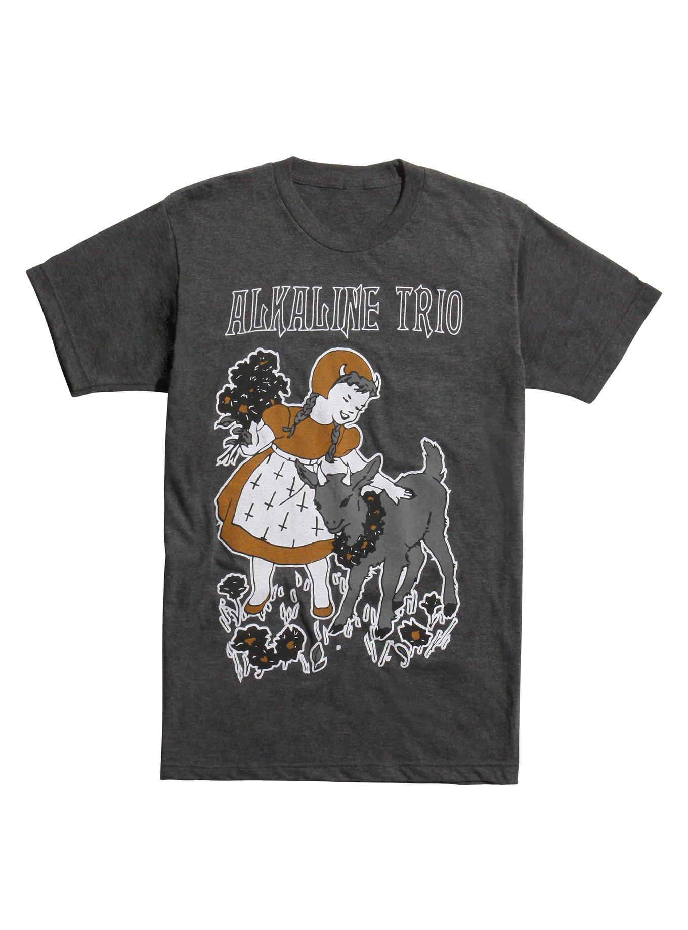 Alkaline Trio Goat Girl T-Shirt, BLACK, hi-res