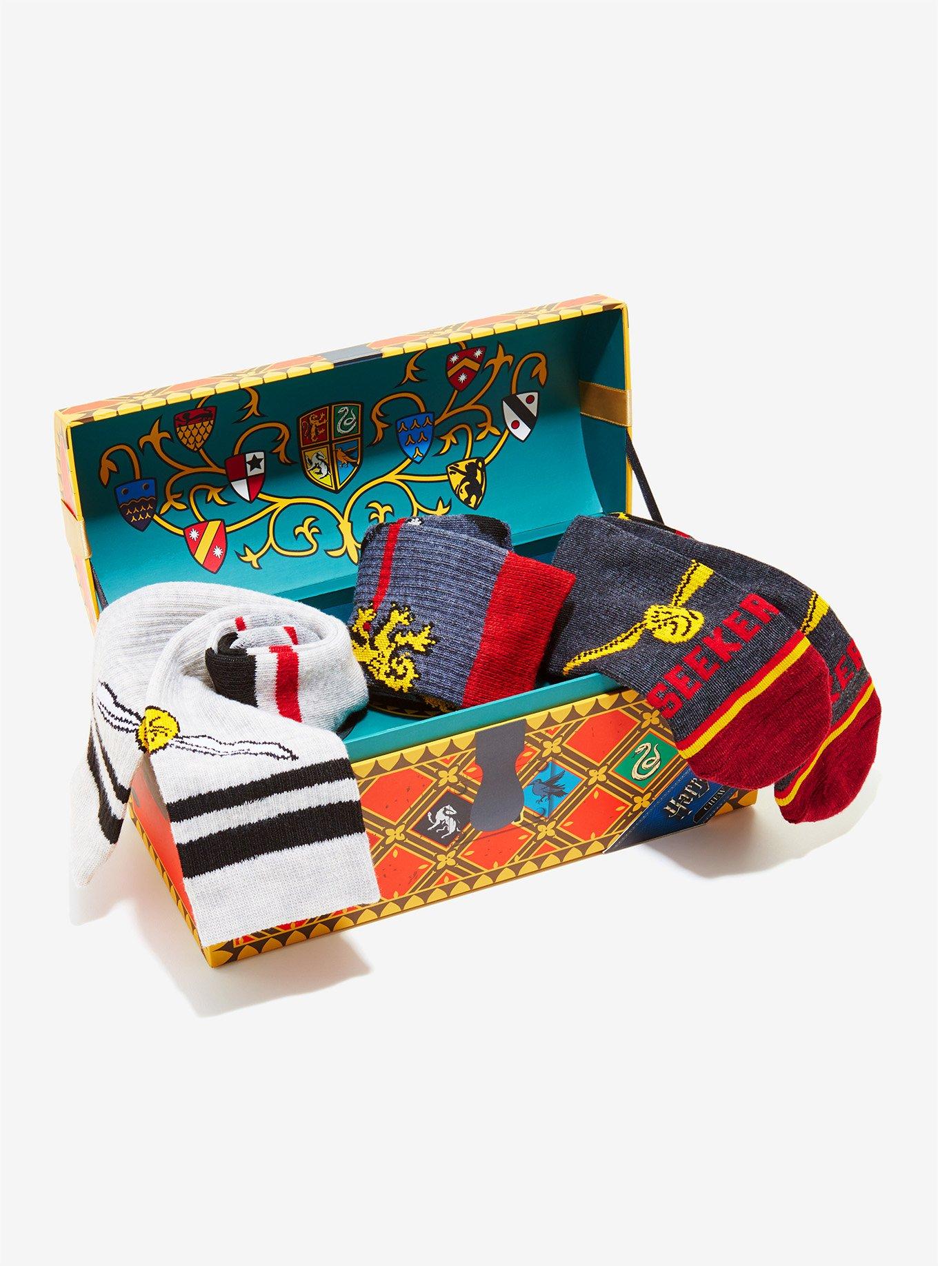 Harry Potter Quidditch Socks Gift Set - BoxLunch Exclusive, , hi-res
