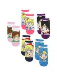 Sailor Moon Sailor Guardians Character No-Show Socks 5 Pair, , hi-res