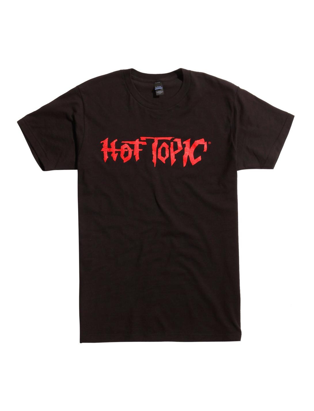 Hot Topic Classic Logo T-Shirt, BLACK, hi-res
