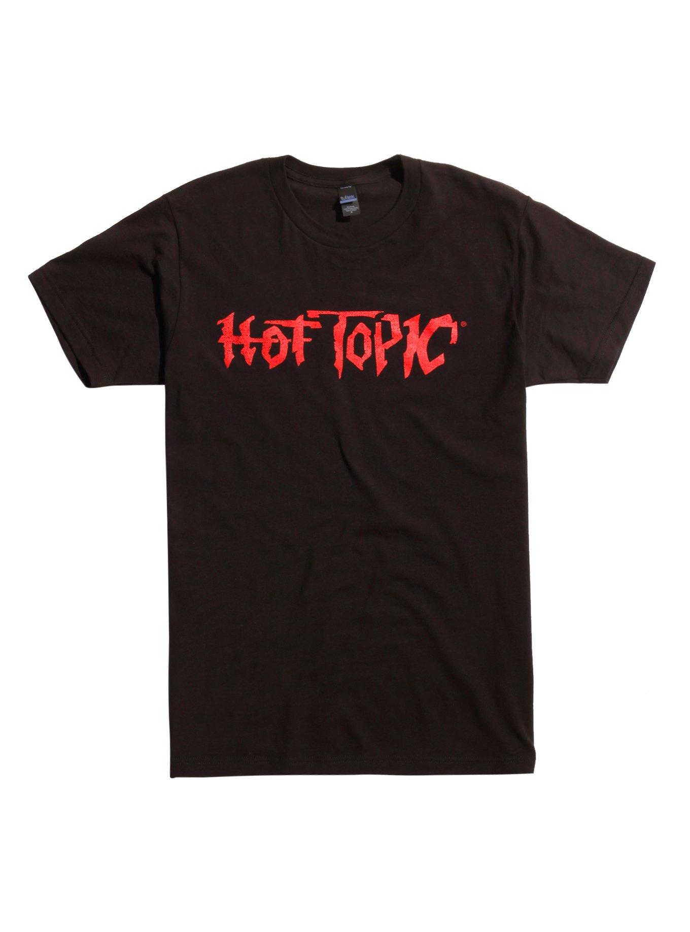 Hot Topic Classic Logo T-Shirt, BLACK, hi-res