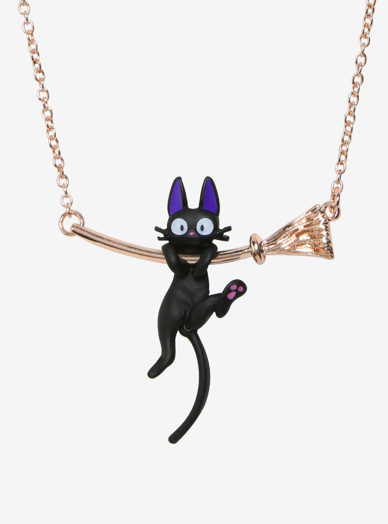 Studio Ghibli Kiki's Delivery Service Jiji Hanging Necklace