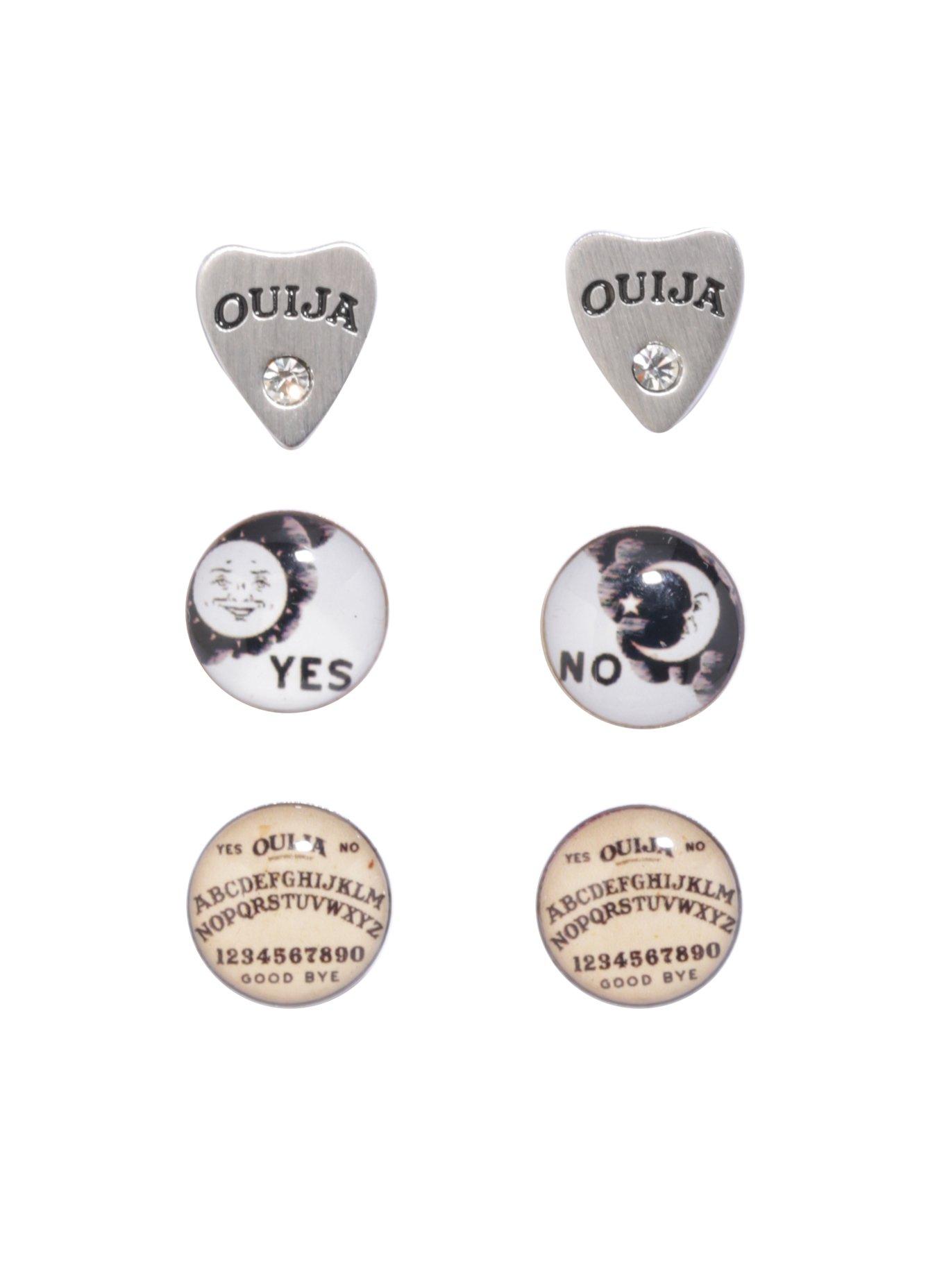 Ouija Symbols Earring Set, , hi-res