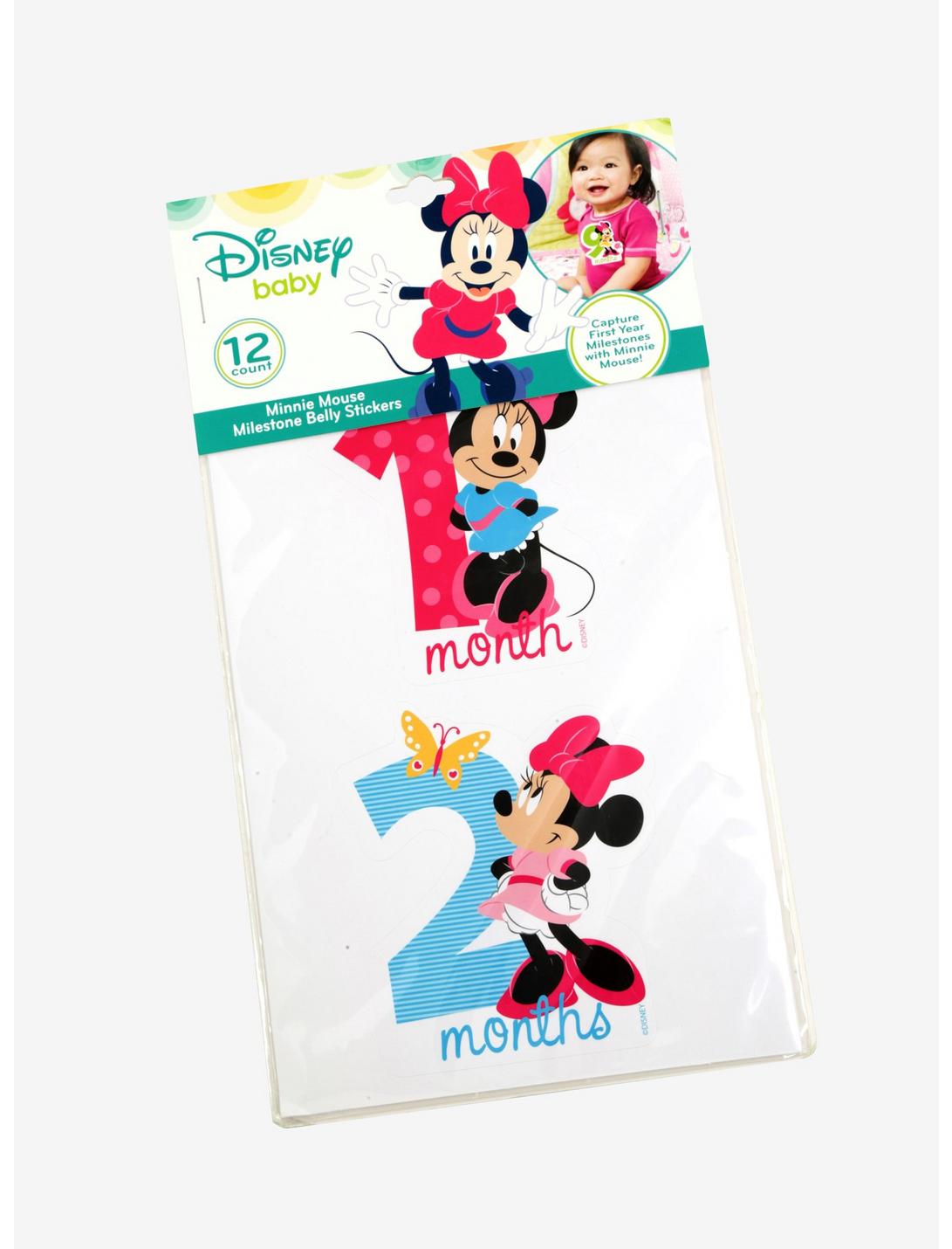 Disney Minnie Mouse Baby Milestone Stickers, , hi-res