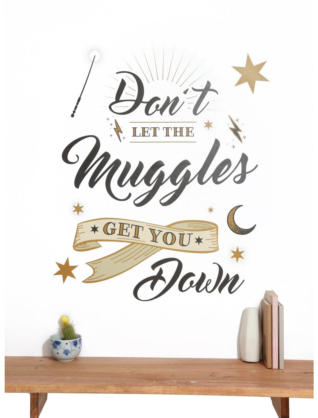 Harry Potter Don't Let The Muggles Get You Down Wall Decal, , hi-res