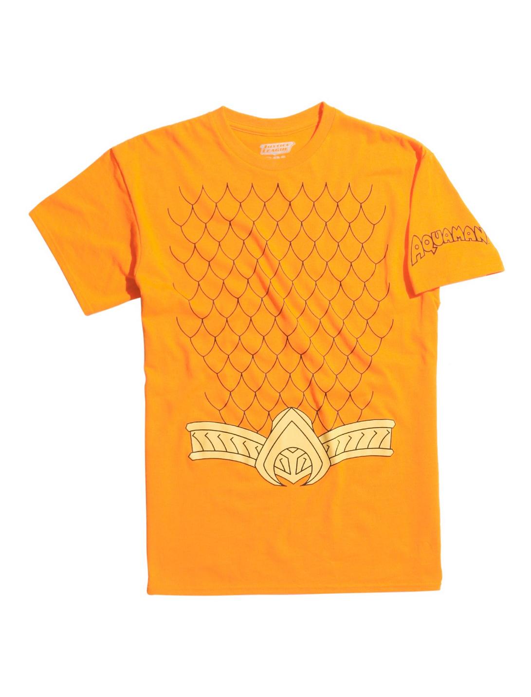 DC Comics Justice League Aquaman Cosplay T-Shirt, MULTI, hi-res