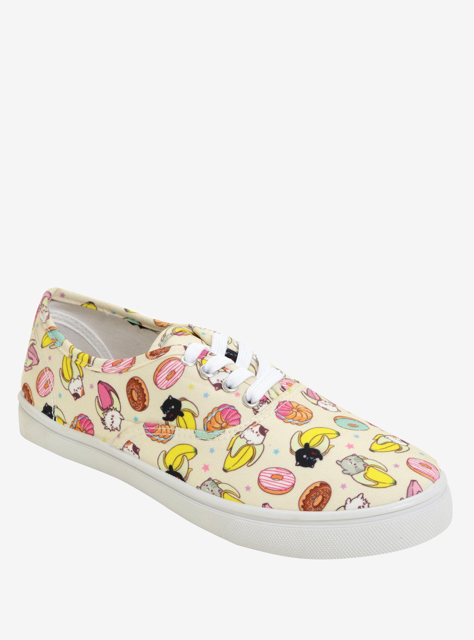 Bananya & Friends Lace-Up Sneakers, MULTI, hi-res