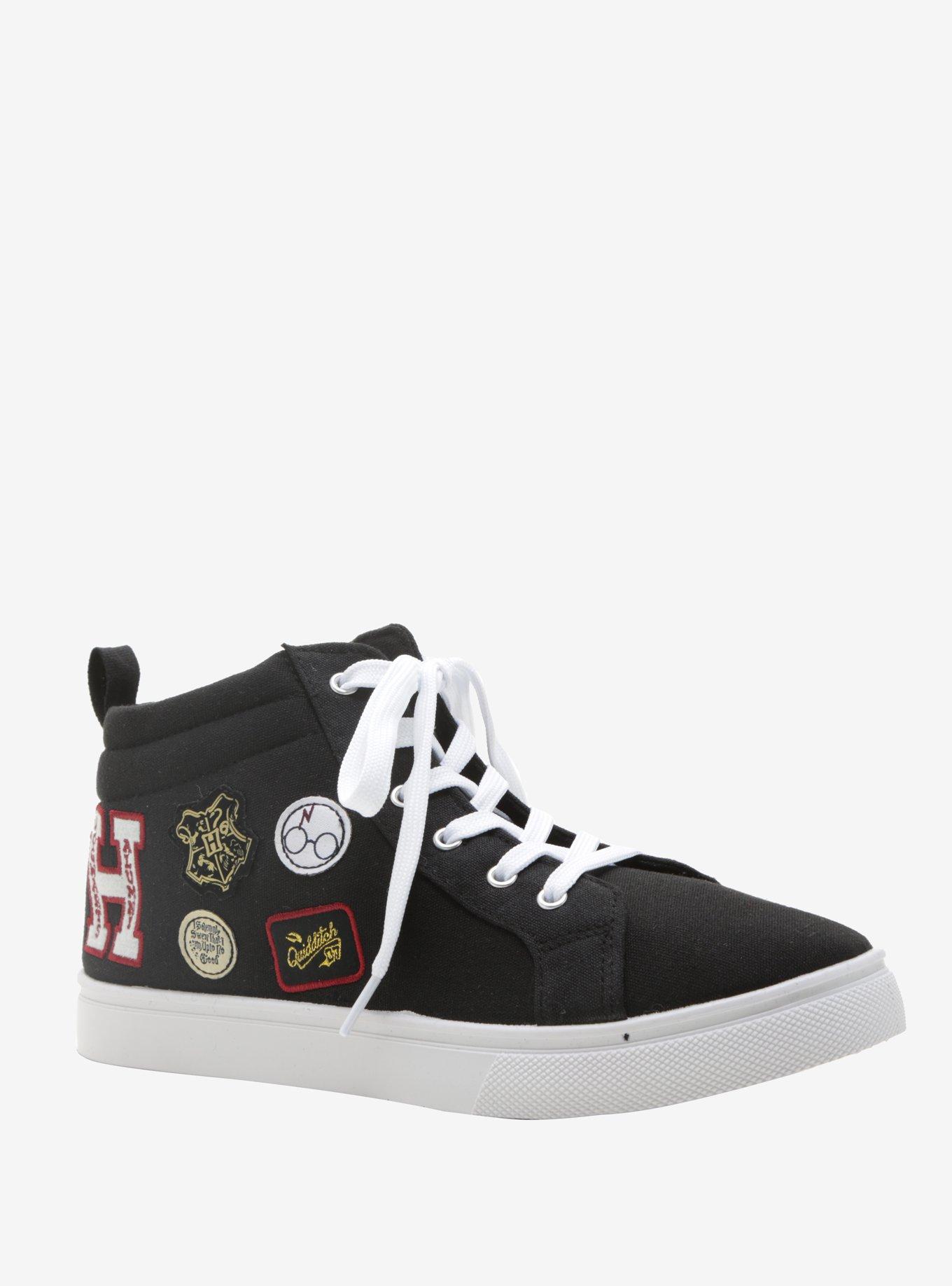 Harry Potter Patches Canvas Hi-Top Sneakers