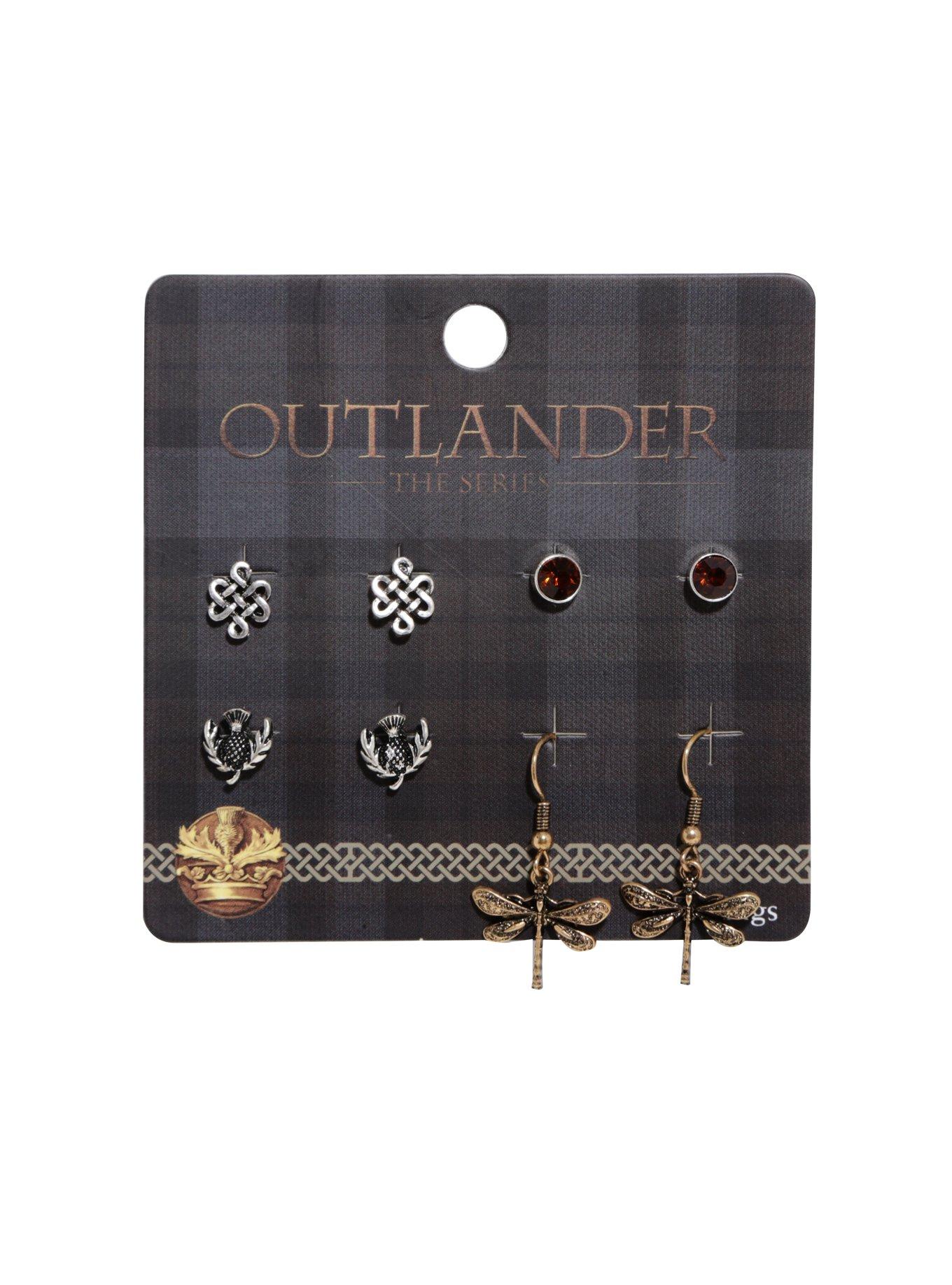 Outlander Symbol Earring 4 Pair Set, , hi-res