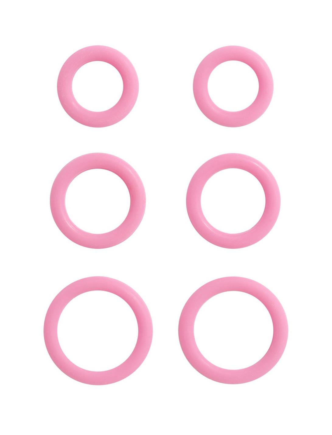 Silicone Pink O-Ring 6 Pack, , hi-res