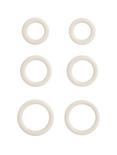 Silicone White O-Ring 6 Pack, , hi-res