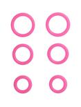 Silicone Pink Glow O-Ring 6 Pack, , hi-res