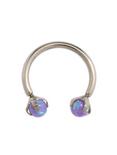 14G Titanium Purple Opal Circular Barbell, , hi-res