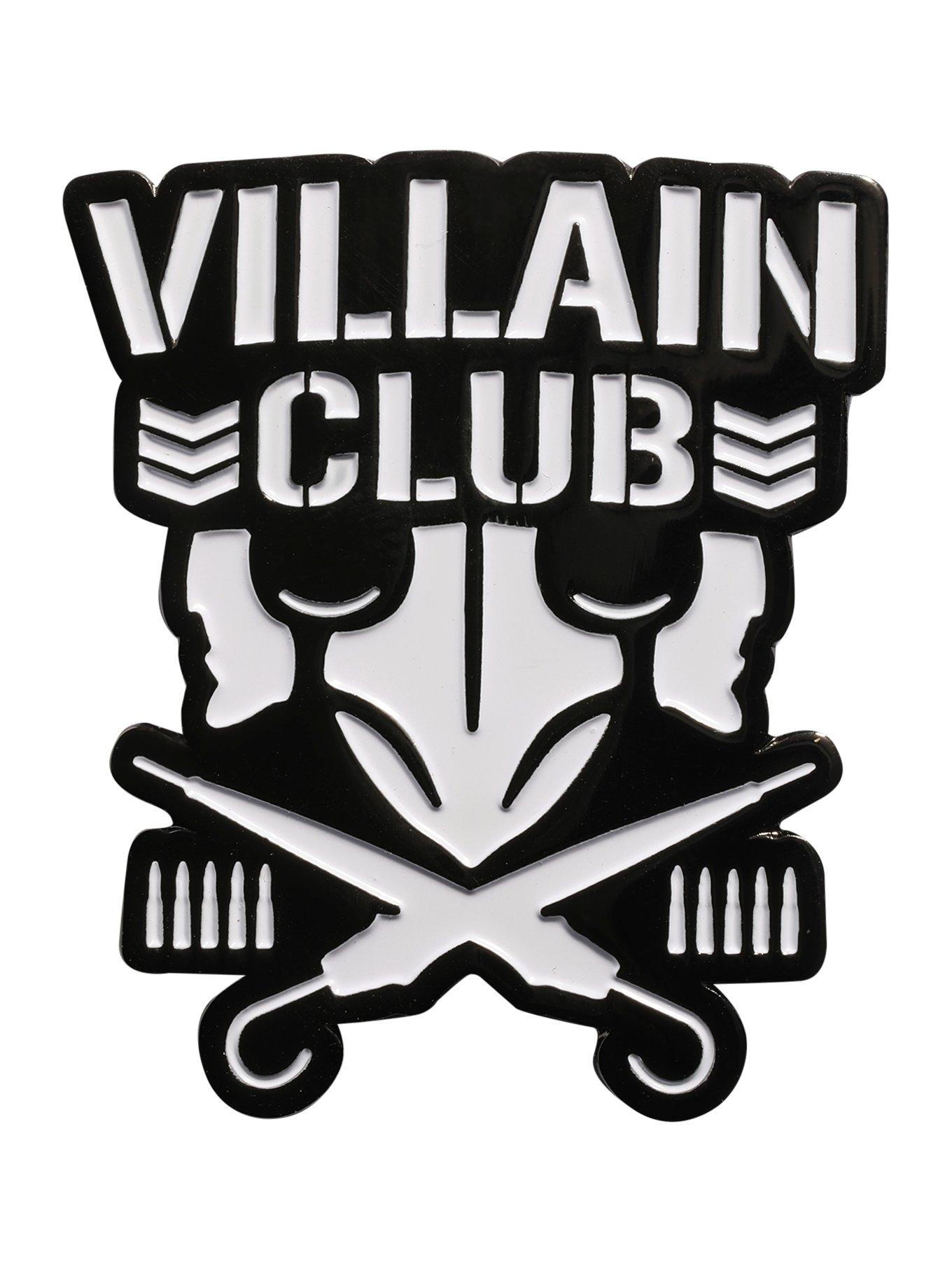 New Japan Pro-Wrestling Bullet Club Villain Club Logo Enamel Pin, , hi-res