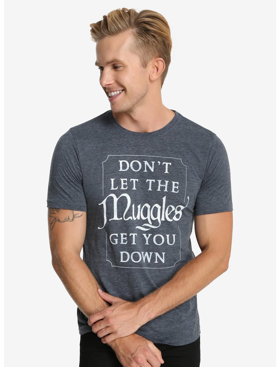 Harry Potter Don't Let Muggles T-Shirt, NAVY, hi-res