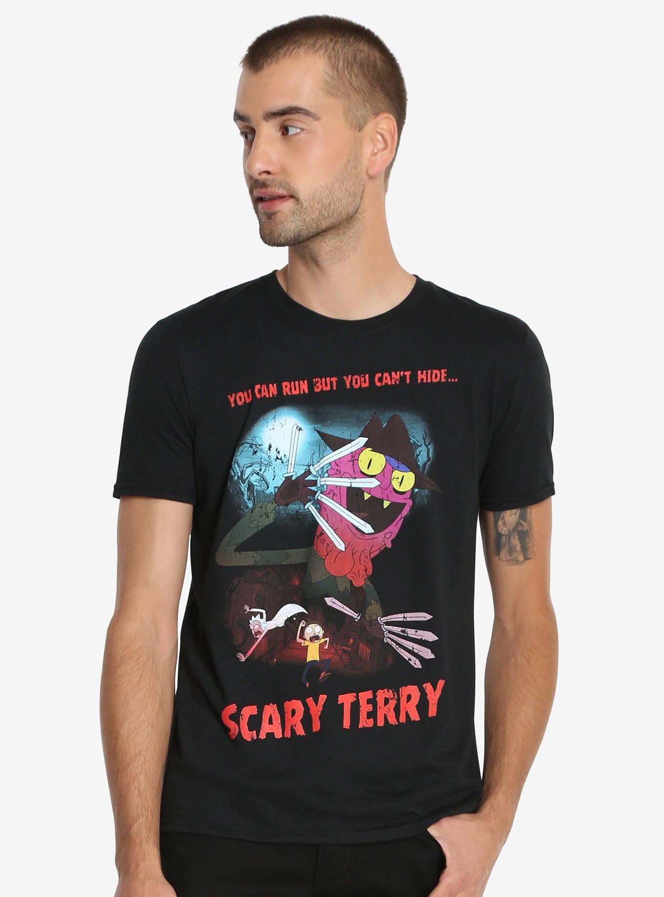 Rick And Morty Scary Terry T-Shirt, CHARCOAL, hi-res