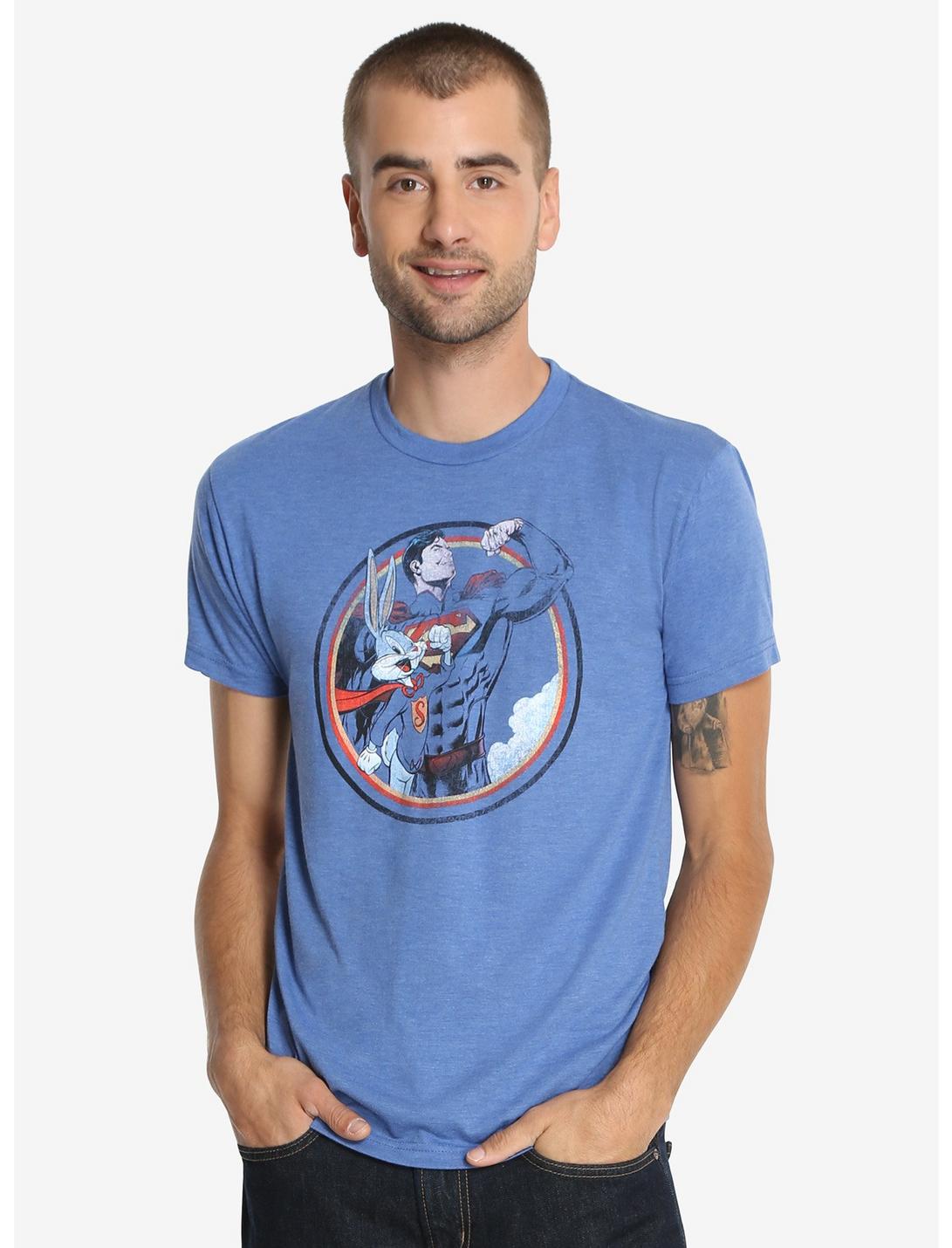 DC Comics Superman X Bugs Bunny T-Shirt, LIGHT BLUE, hi-res