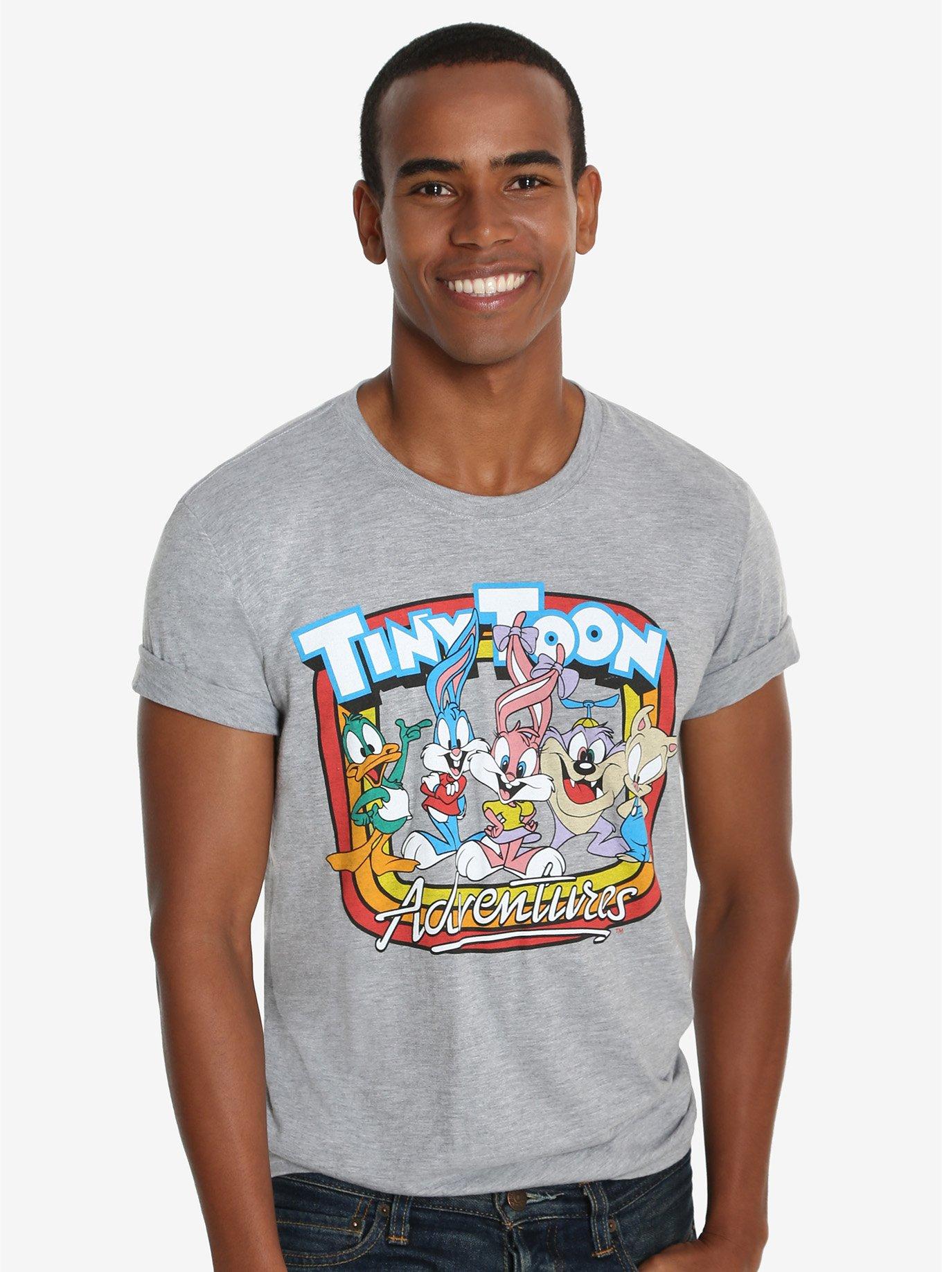 Tiny Toon Adventures Group T-Shirt, HEATHER GREY, hi-res