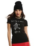 Buffy The Vampire Slayer Out For A Walk Girls T-Shirt, BLACK, hi-res