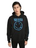Nirvana Blue Logo Hoodie, BLACK, hi-res