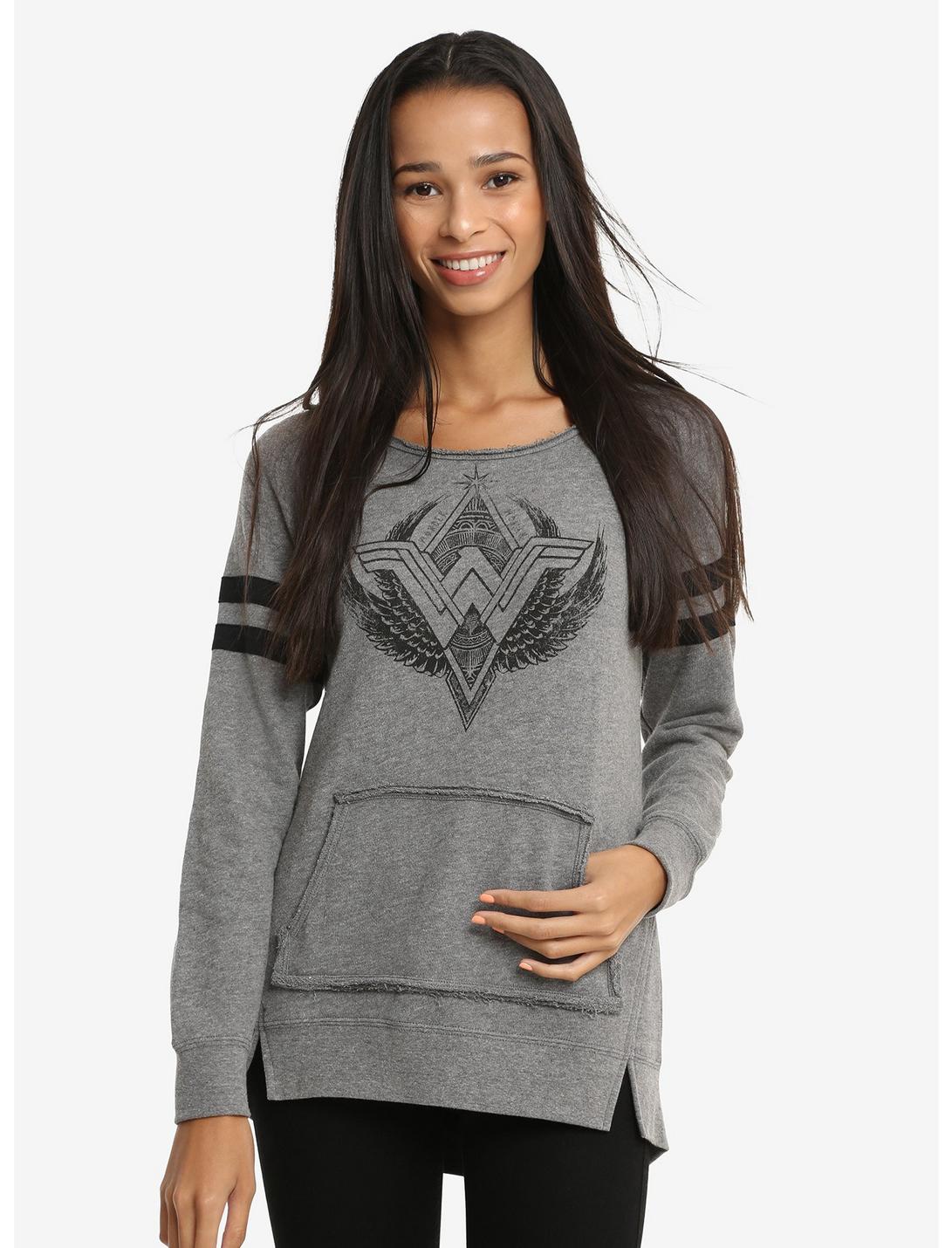 DC Comics Wonder Woman Athletic Pullover Sweatshirt, MULTI, hi-res