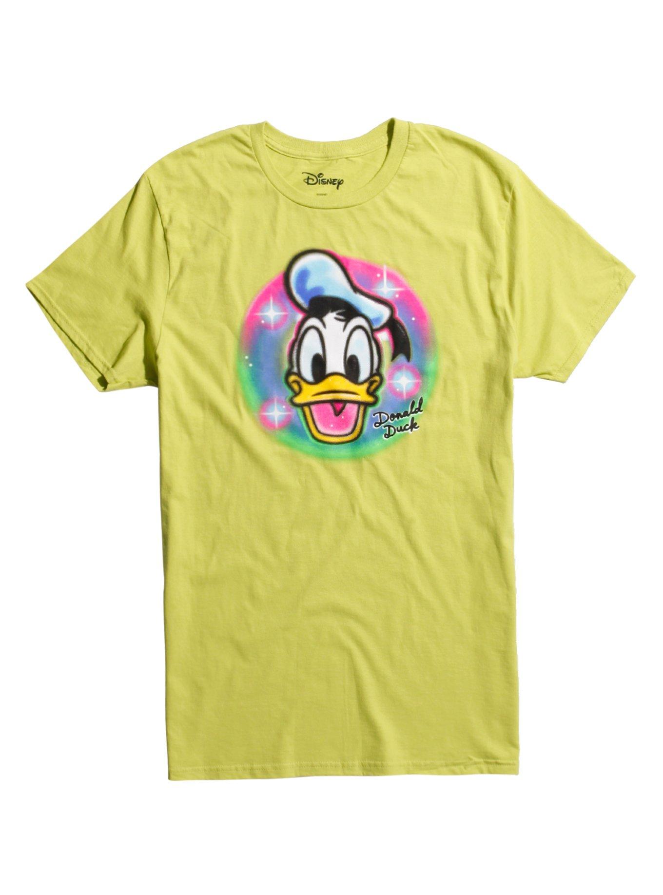 Disney Donald Duck Airbrush Art T-Shirt, GREEN, hi-res