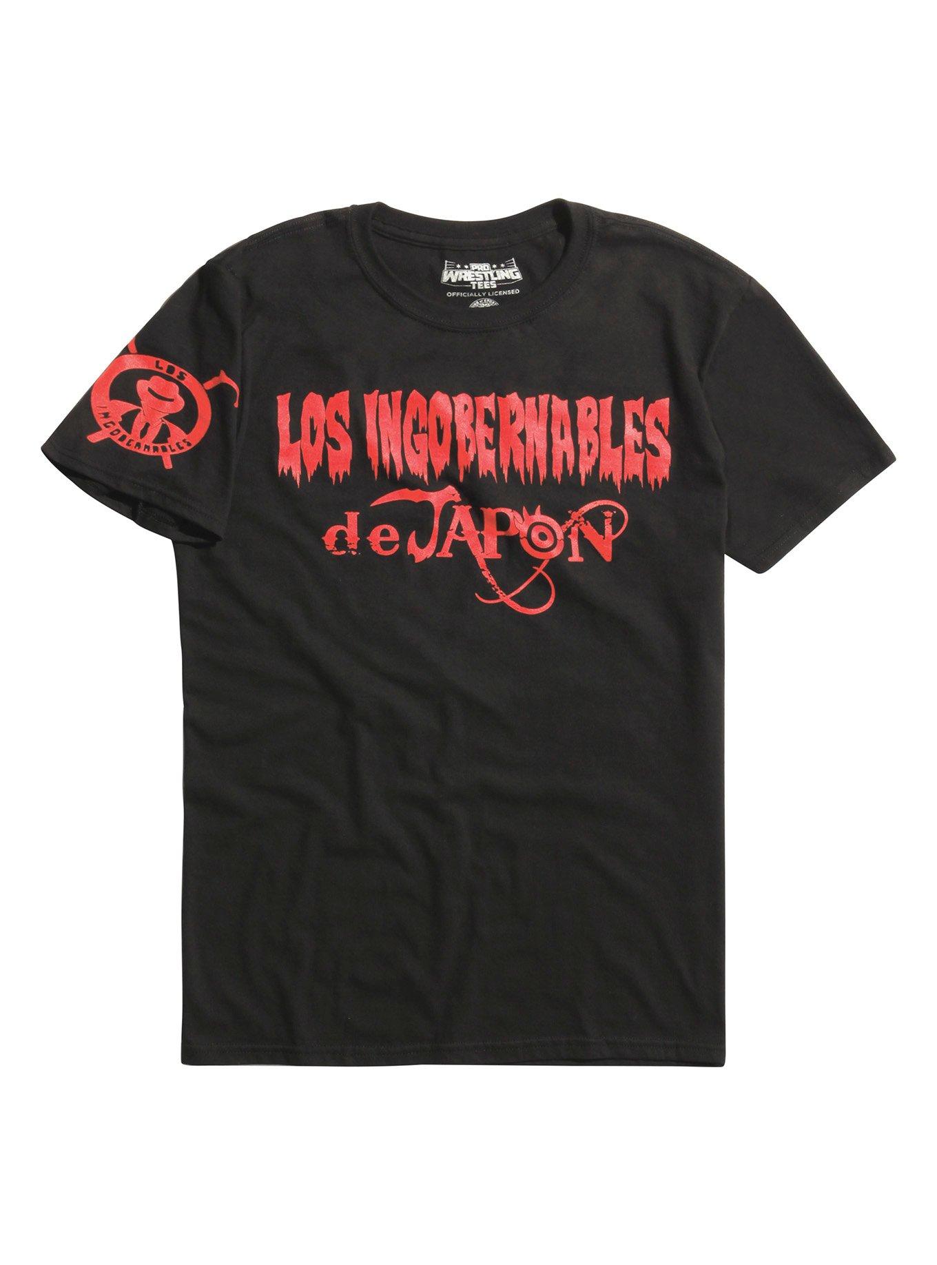 New Japan Pro-Wrestling Los Ingobernables De Japon T-Shirt, BLACK, hi-res