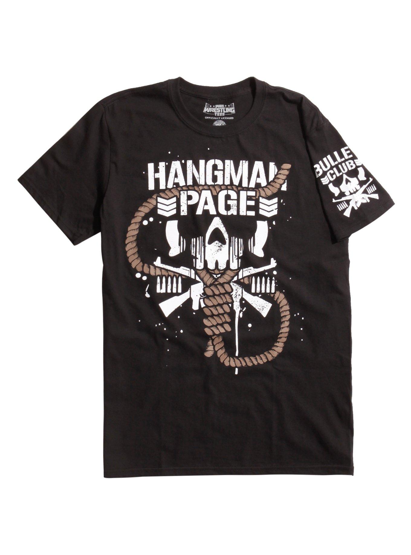 New Japan Pro-Wrestling Bullet Club Hangman Page T-Shirt, BLACK, hi-res