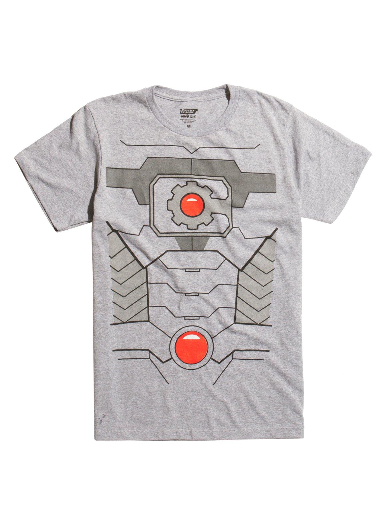 DC Comics Justice League Cyborg Cosplay T-Shirt, MULTI, hi-res