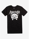 Aggretsuko Metal Rage T-Shirt, BLACK, hi-res