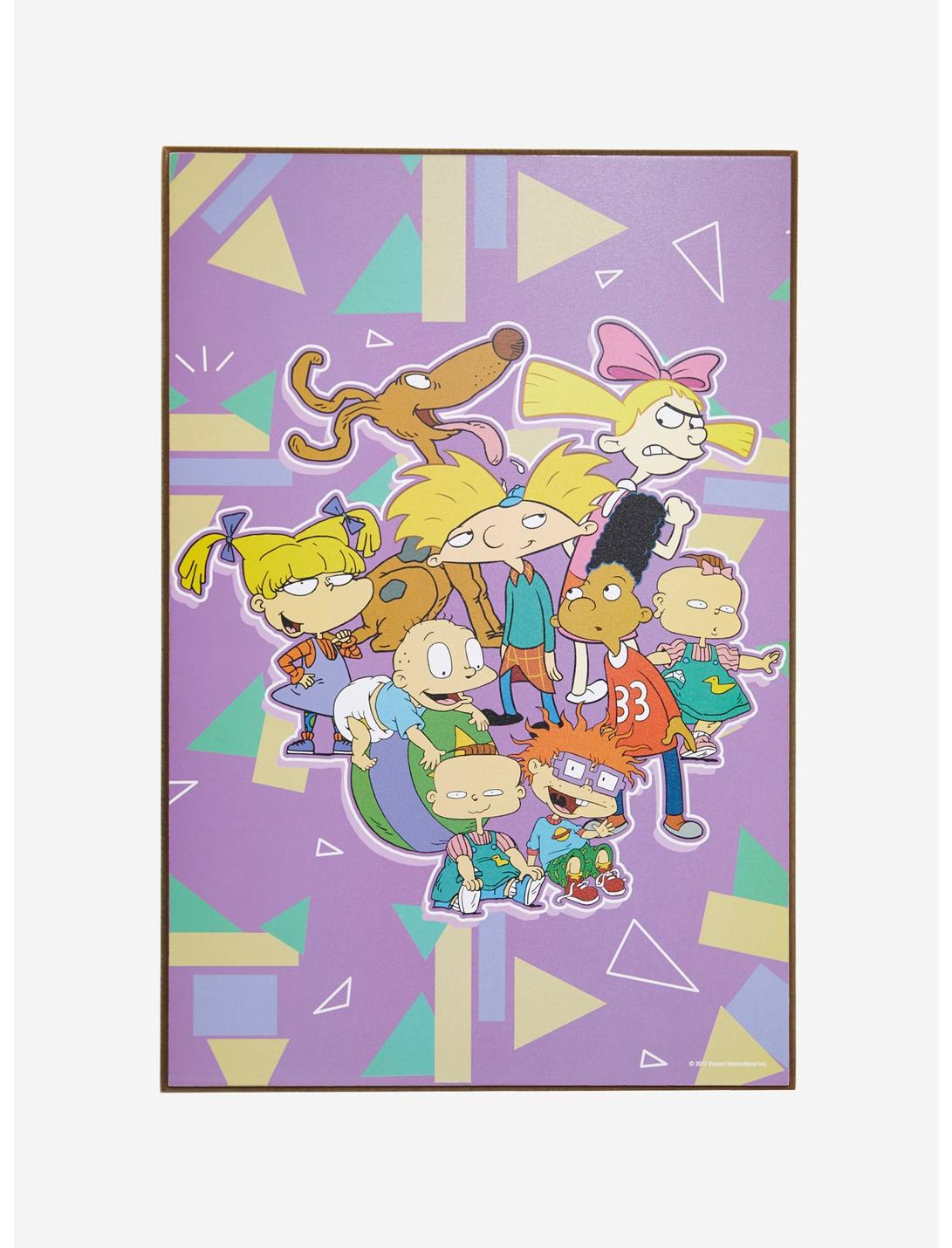 Nickelodeon Retro Rugrats Hey Arnold! Wood Wall Art | Hot Topic