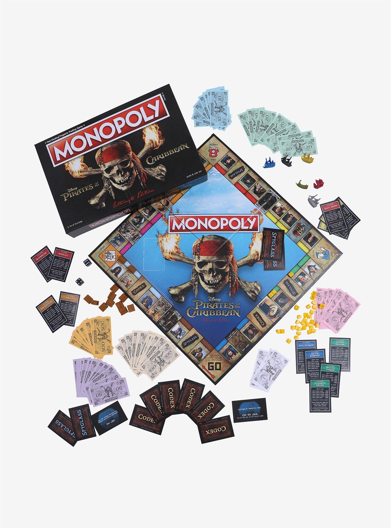 Pirates Of The Caribbean Ultimate Edition Monopoly Board Game