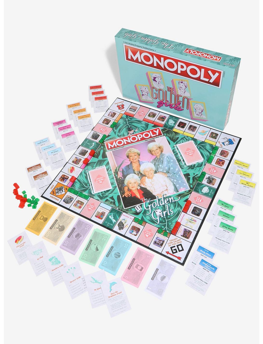 The Golden Girls Edition Monopoly Board Game, , hi-res