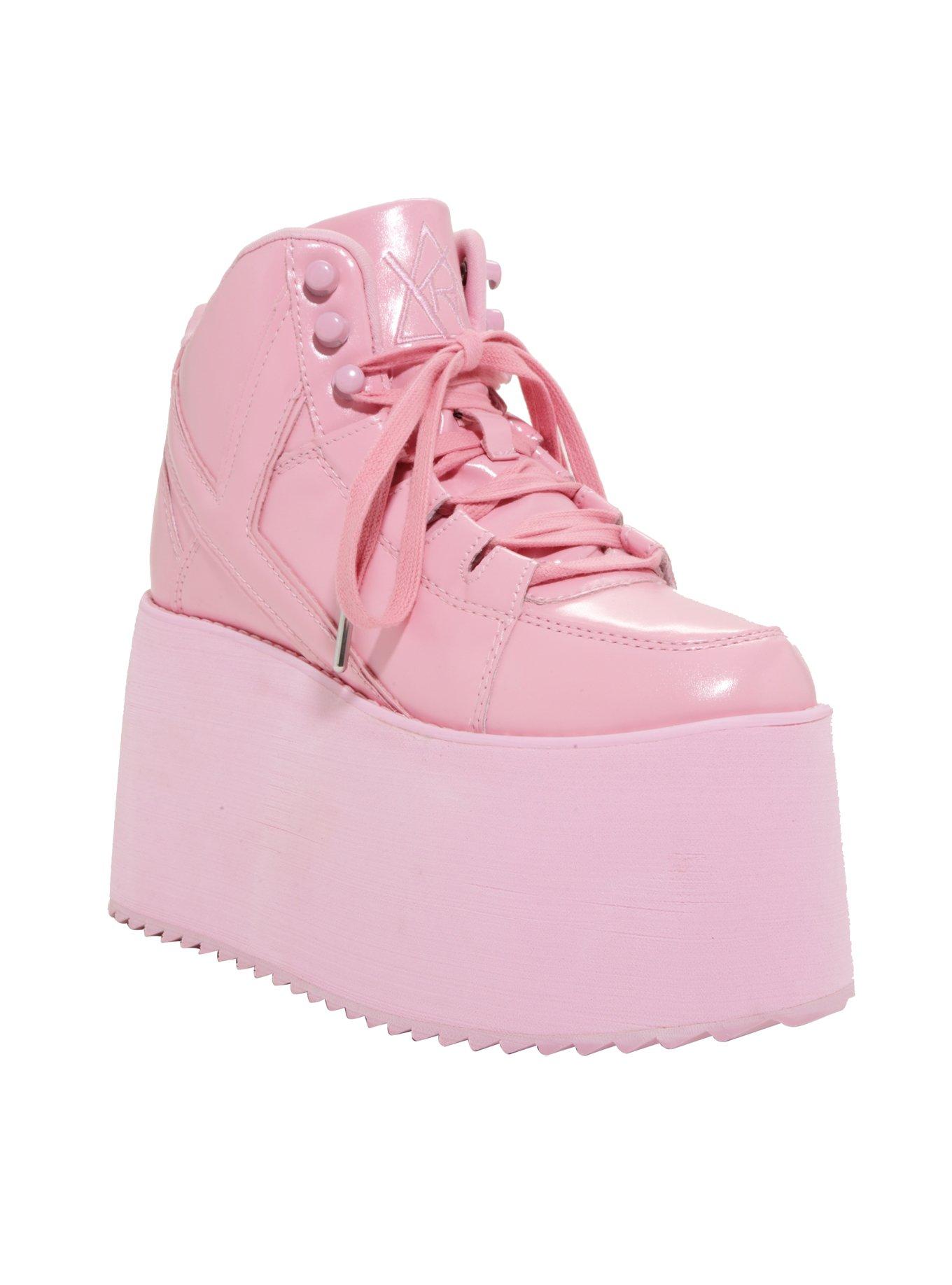 Qozmo Hi 2 Platform Sneakers in Pink 9