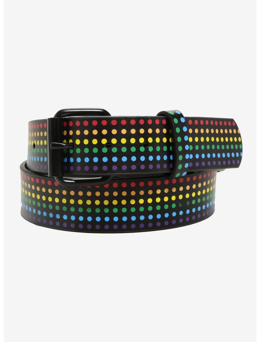 Rainbow Dot Belt, MULTI, hi-res