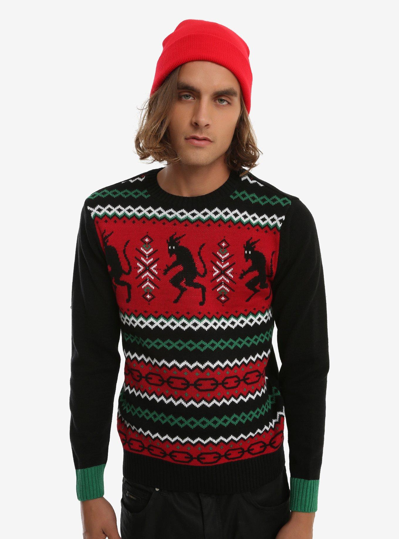 Krampus Fair Isle Sweater, MULTI, hi-res