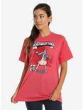 Plus Size Stranger Things Eleven Womens Tee, RED, hi-res