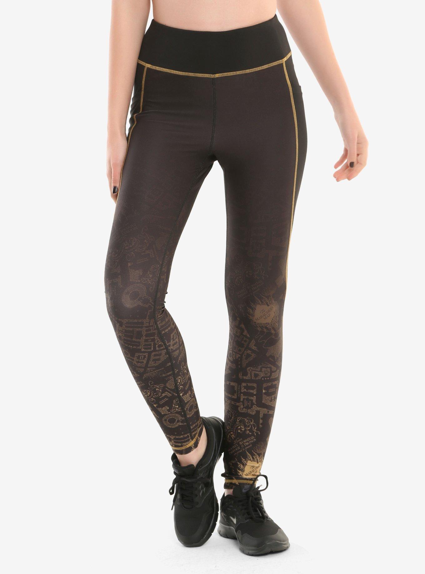 Harry Potter Marauder's Map Active Pants, BLACK, hi-res