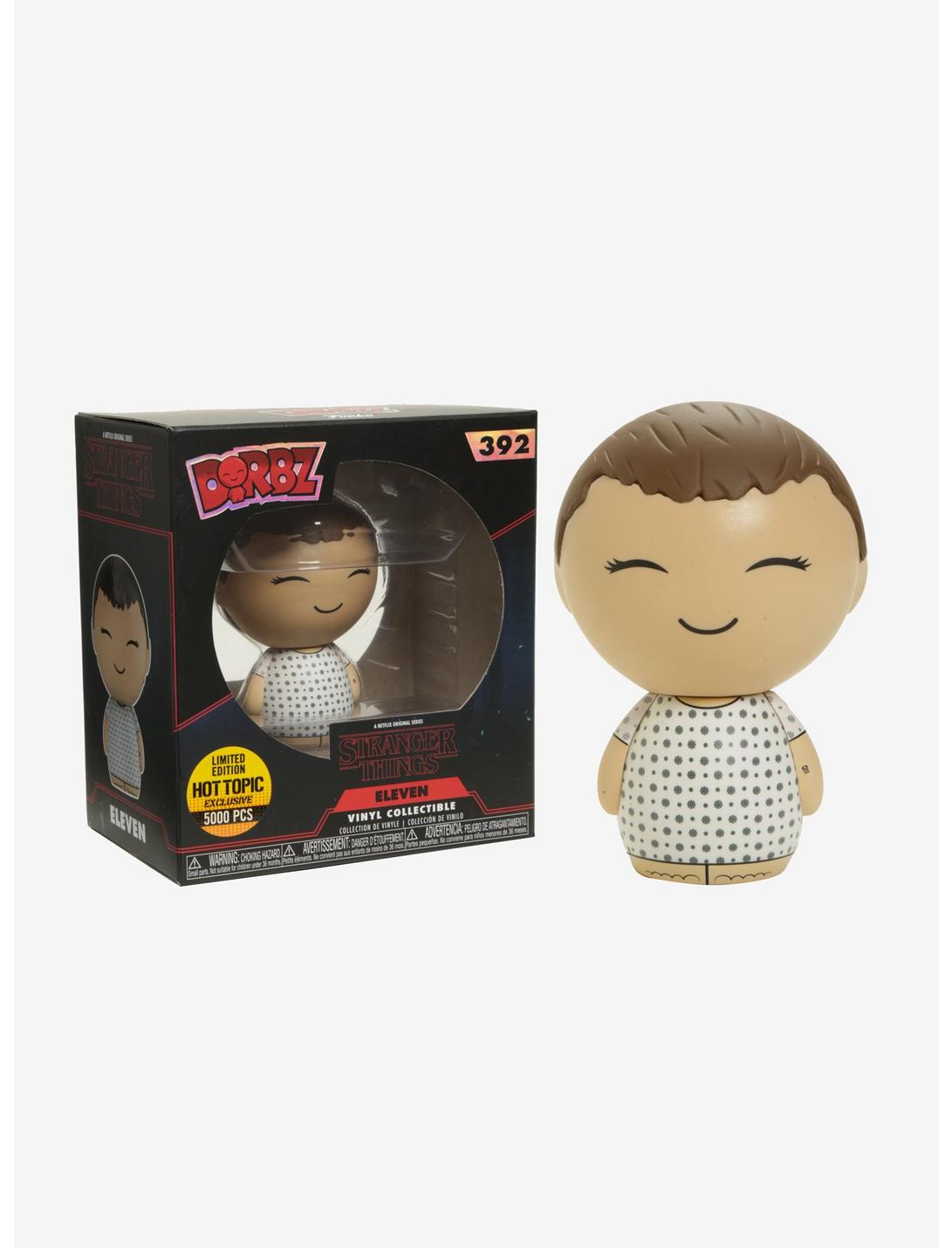 Funko Stranger Things Dorbz Eleven (Hospital Gown) Vinyl Figure Limited Edition Hot Topic Exclusive, , hi-res