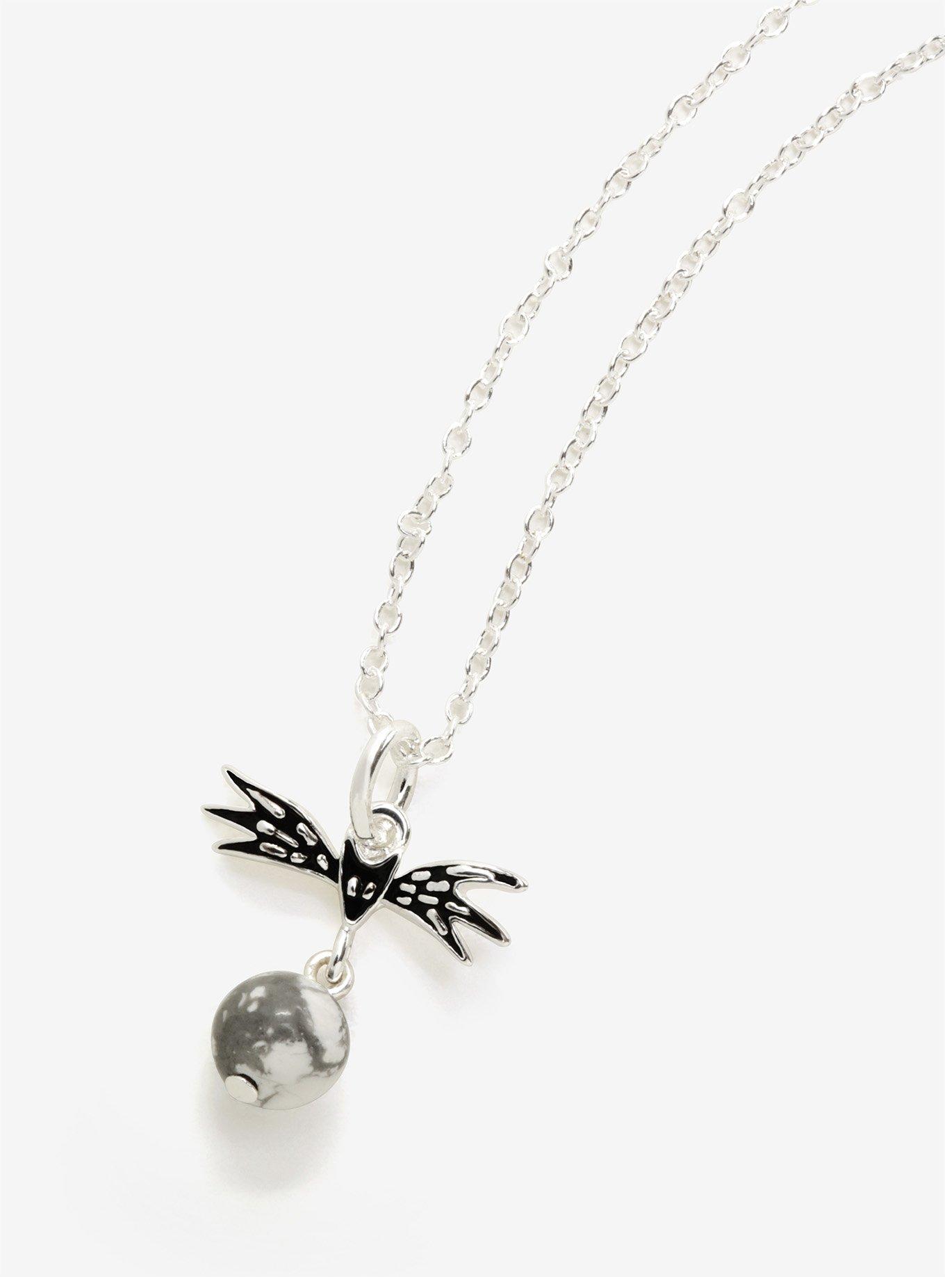 The Nightmare Before Christmas Jack Skellington Bow Tie Necklace - BoxLunch Exclusive, , hi-res